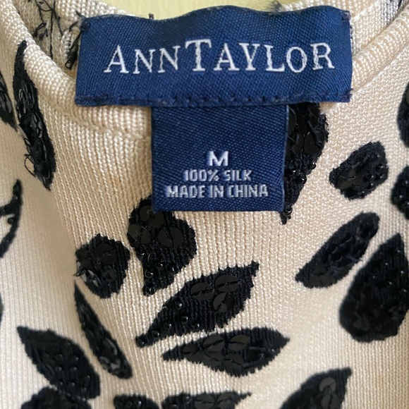 Black and white sequin sweater from Anne Taylor-size M - Picture 2 of 4